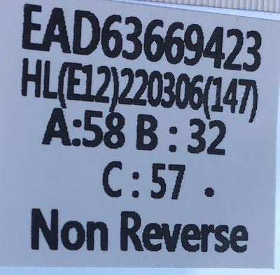 KIT DE CABLES LVDS PARA MONITOR  LG NUEVOS  (20pz) / NUMERO DE PARTE EAD63669423  / HL(E12)220306 (147) / MODELO 32MN500M   - Imagen 4